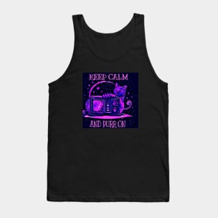 Keep Calm And Purr On! Tank Top